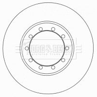 BORG & BECK Тормозной диск BBD4566